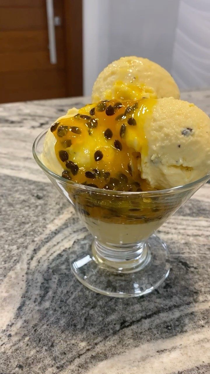 Sorvete de Maracujá